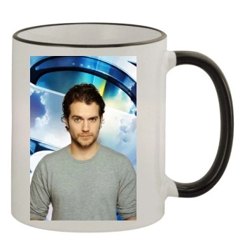 Henry Cavill 11oz Colored Rim & Handle Mug