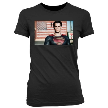 Henry Cavill Women's Junior Cut Crewneck T-Shirt