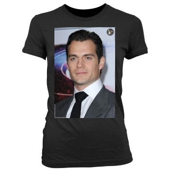 Henry Cavill Women's Junior Cut Crewneck T-Shirt