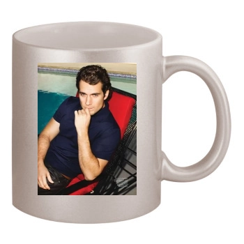 Henry Cavill 11oz Metallic Silver Mug