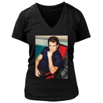 Henry Cavill Women's Deep V-Neck TShirt