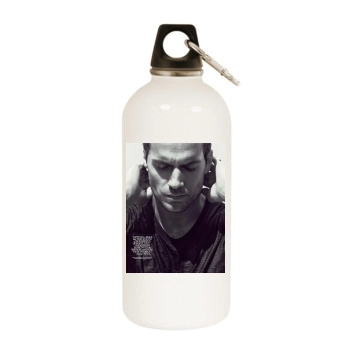 Henry Cavill White Water Bottle With Carabiner