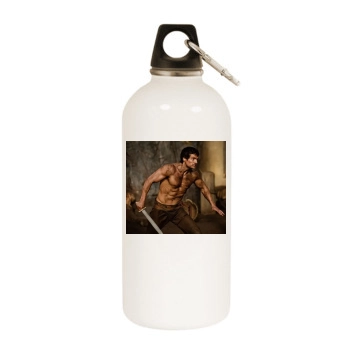 Henry Cavill White Water Bottle With Carabiner