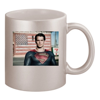 Henry Cavill 11oz Metallic Silver Mug