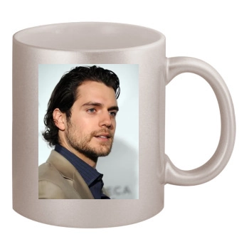 Henry Cavill 11oz Metallic Silver Mug