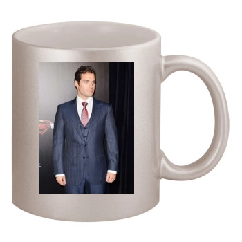 Henry Cavill 11oz Metallic Silver Mug