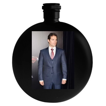 Henry Cavill Round Flask