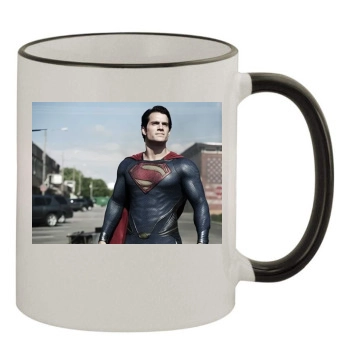 Henry Cavill 11oz Colored Rim & Handle Mug