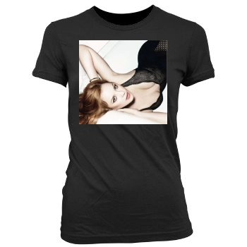 Abbie Cornish Women's Junior Cut Crewneck T-Shirt