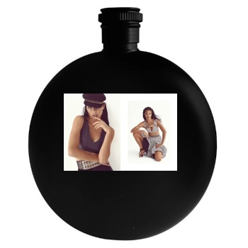 Adriana Lima Round Flask