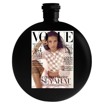 Adriana Lima Round Flask