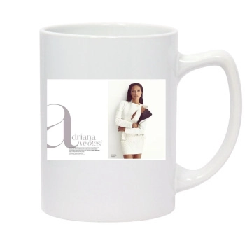 Adriana Lima 14oz White Statesman Mug