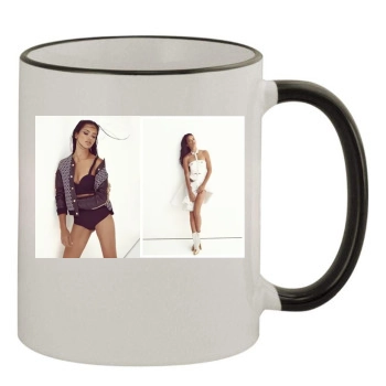 Adriana Lima 11oz Colored Rim & Handle Mug