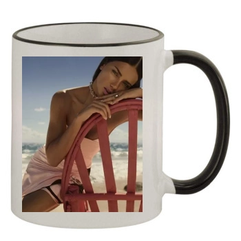 Adriana Lima 11oz Colored Rim & Handle Mug