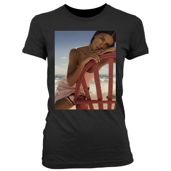 Adriana Lima Women's Junior Cut Crewneck T-Shirt