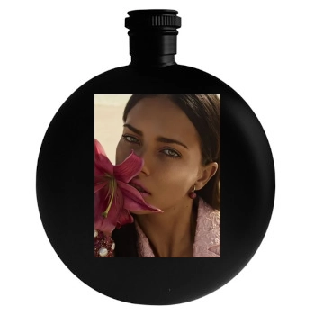 Adriana Lima Round Flask