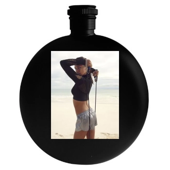 Adriana Lima Round Flask