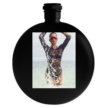 Adriana Lima Round Flask