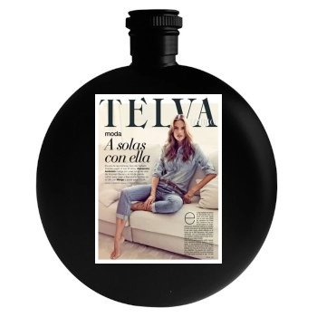 Alessandra Ambrosio Round Flask