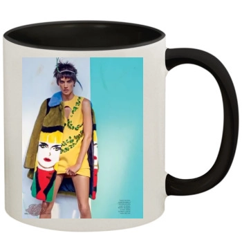 Alessandra Ambrosio 11oz Colored Inner & Handle Mug