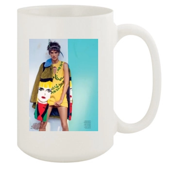 Alessandra Ambrosio 15oz White Mug