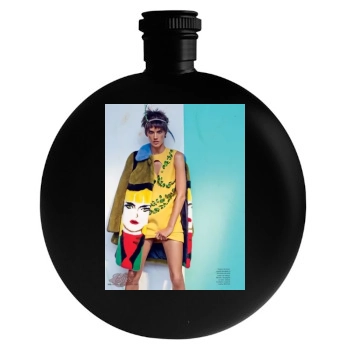 Alessandra Ambrosio Round Flask