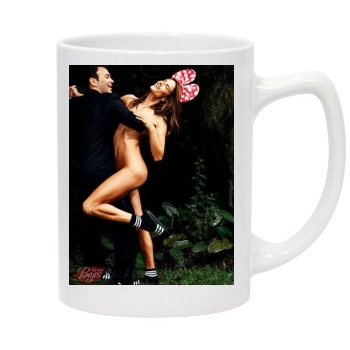 Alessandra Ambrosio 14oz White Statesman Mug