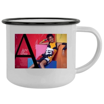 Alessandra Ambrosio Camping Mug