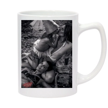 Alessandra Ambrosio 14oz White Statesman Mug