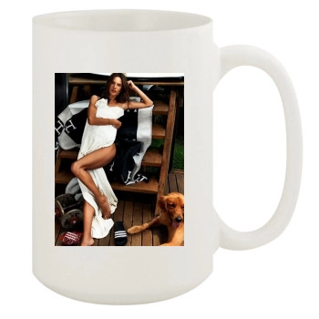 Alessandra Ambrosio 15oz White Mug