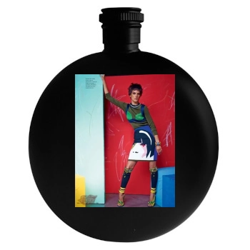 Alessandra Ambrosio Round Flask