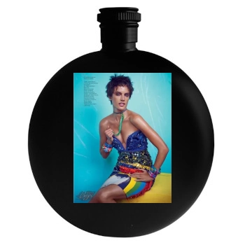 Alessandra Ambrosio Round Flask