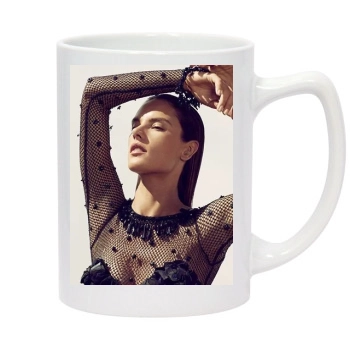 Alessandra Ambrosio 14oz White Statesman Mug