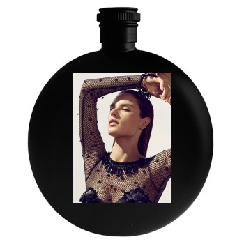 Alessandra Ambrosio Round Flask