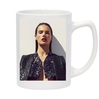 Alessandra Ambrosio 14oz White Statesman Mug