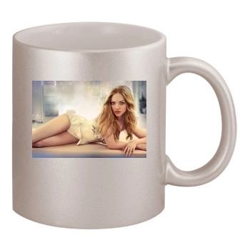 Amanda Seyfried 11oz Metallic Silver Mug