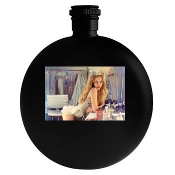 Amanda Seyfried Round Flask