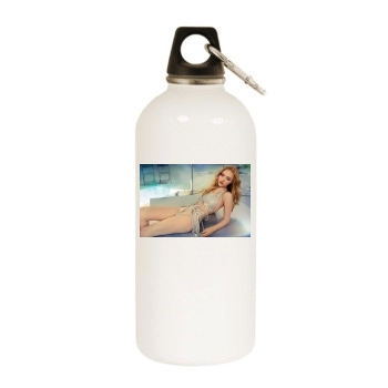 Amanda Seyfried White Water Bottle With Carabiner