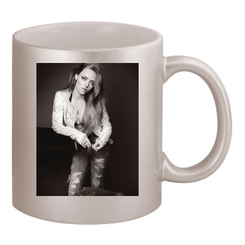 Amanda Seyfried 11oz Metallic Silver Mug