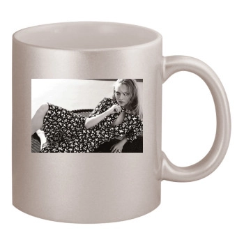 Amanda Seyfried 11oz Metallic Silver Mug