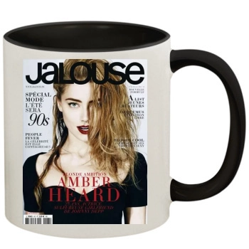 Amber Heard 11oz Colored Inner & Handle Mug