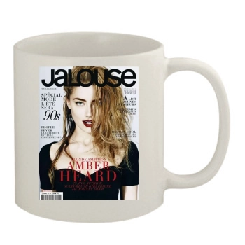 Amber Heard 11oz White Mug