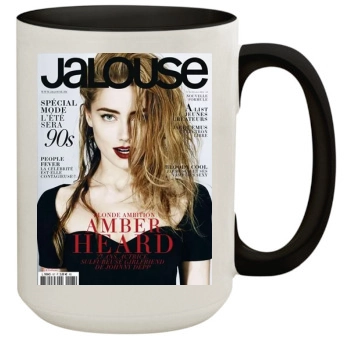 Amber Heard 15oz Colored Inner & Handle Mug