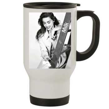 Amber Heard Stainless Steel Travel Mug