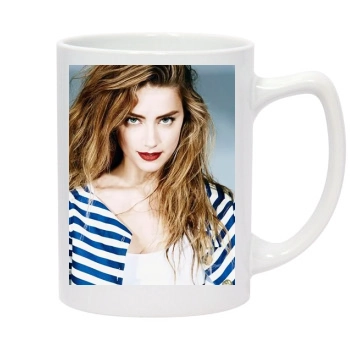 Amber Heard 14oz White Statesman Mug