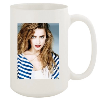 Amber Heard 15oz White Mug