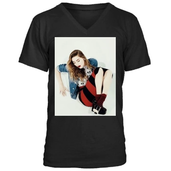 Amber Heard Men's V-Neck T-Shirt