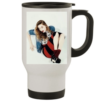 Amber Heard Stainless Steel Travel Mug