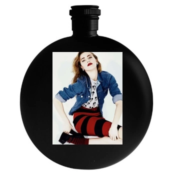 Amber Heard Round Flask