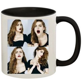 Amber Heard 11oz Colored Inner & Handle Mug